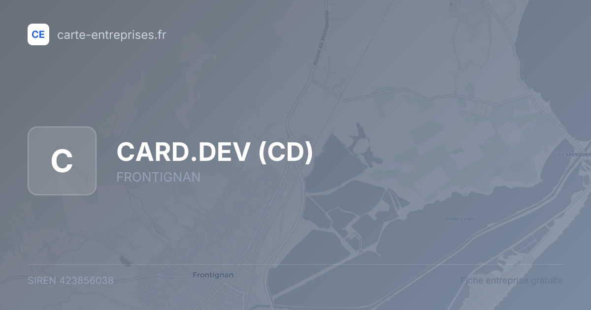 CARD.DEV (CD) — 423856038 — fiche entreprise
