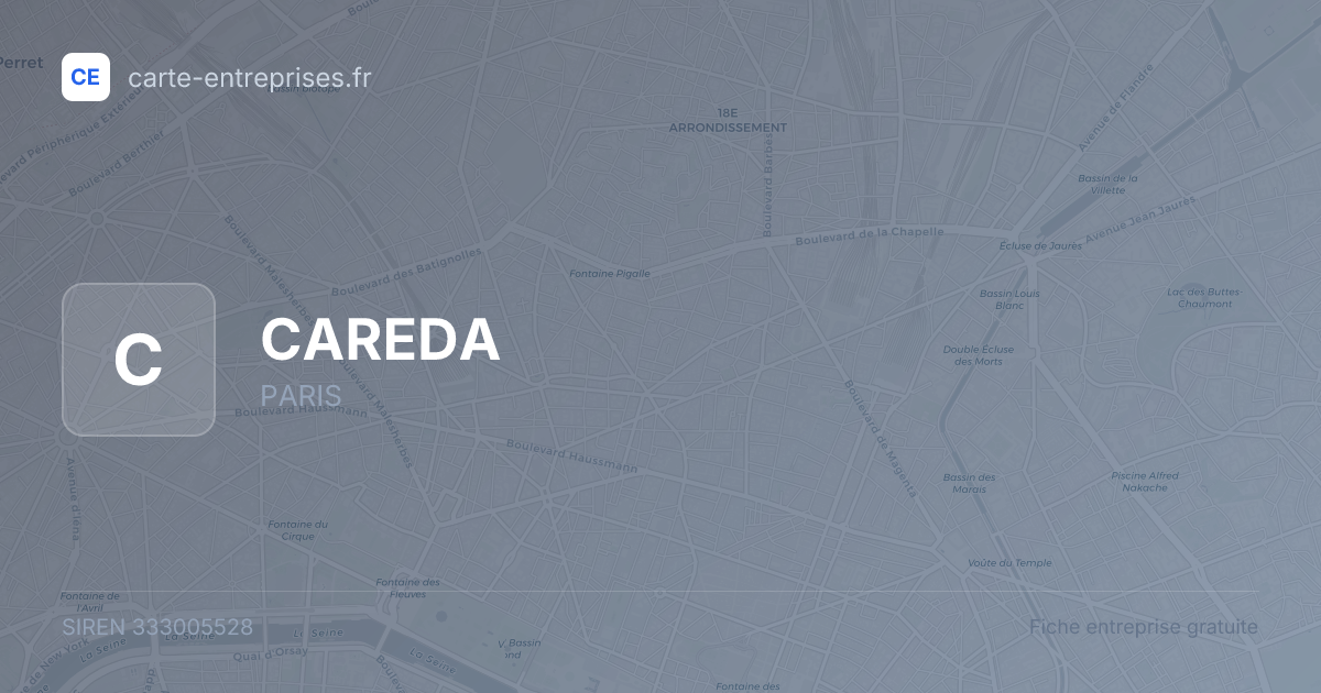 CAREDA — 333005528 — fiche entreprise