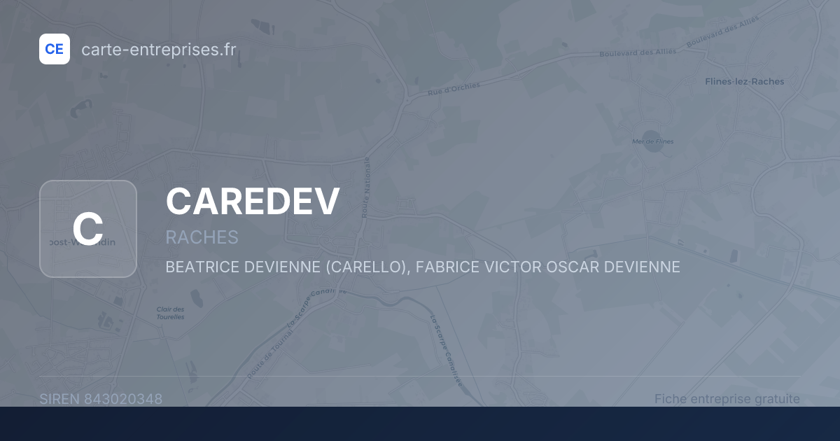 CAREDEV — 843020348 — fiche entreprise