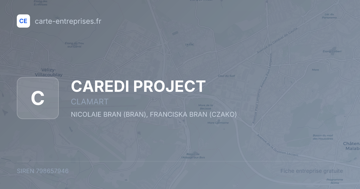 CAREDI PROJECT — 798657946 — fiche entreprise