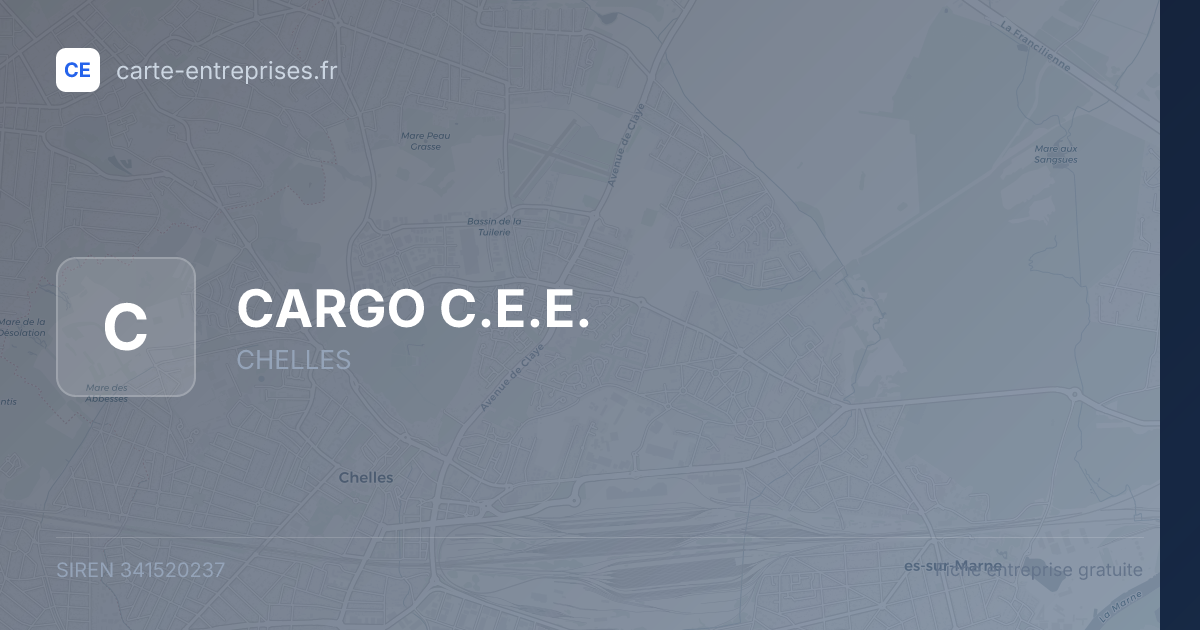 CARGO C.E.E. — 341520237 — fiche entreprise
