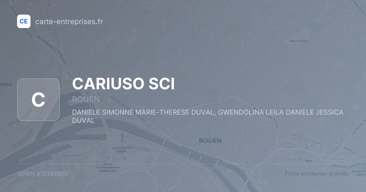 CARIUSO SCI — 810261800 — fiche entreprise