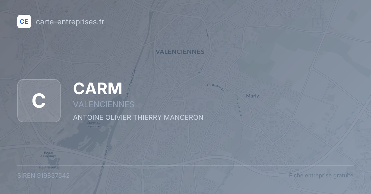 CARM — 919837542 — fiche entreprise