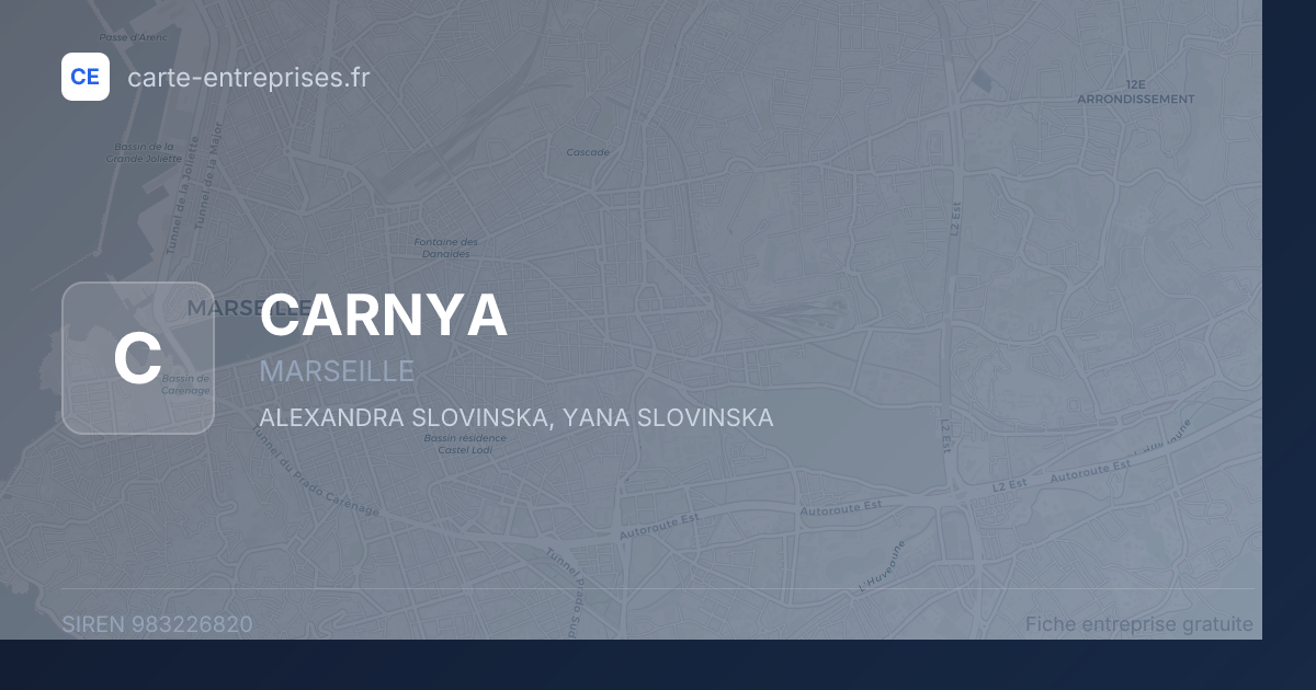 CARNYA — 983226820 — fiche entreprise