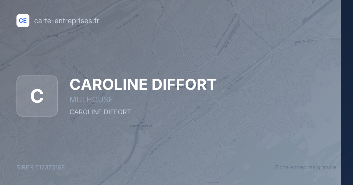 CAROLINE DIFFORT — 512373168 — fiche entreprise