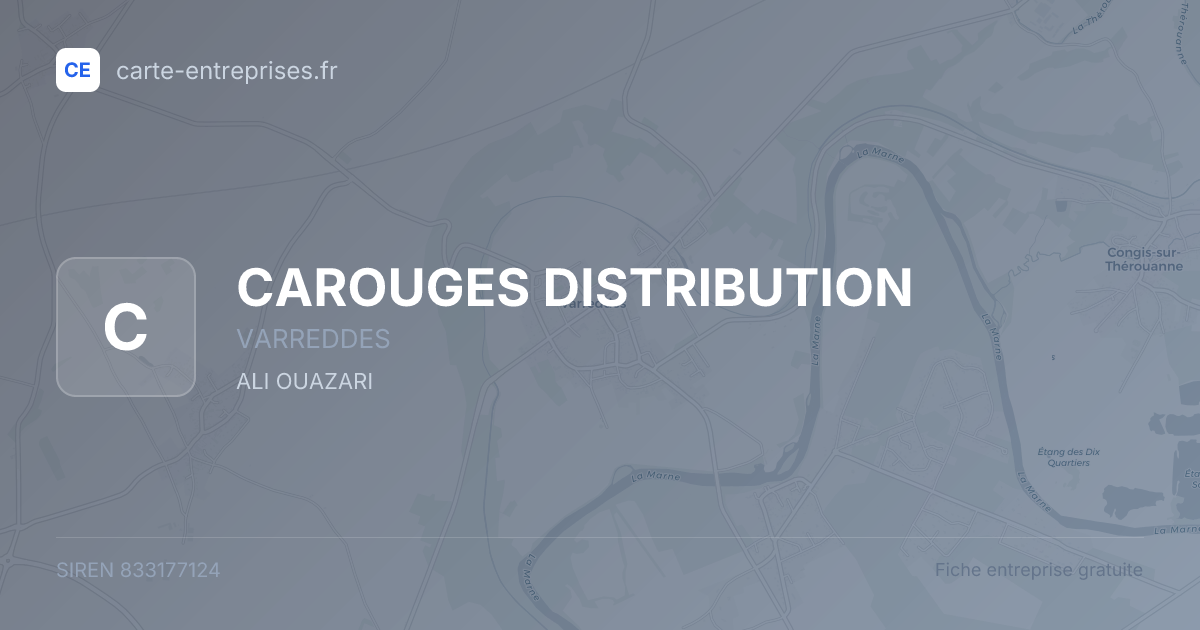 CAROUGES DISTRIBUTION — 833177124 — fiche entreprise