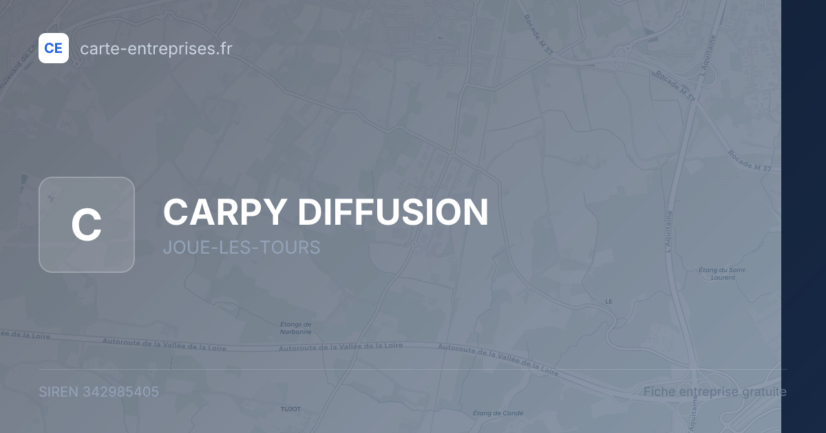 CARPY DIFFUSION — 342985405 — fiche entreprise