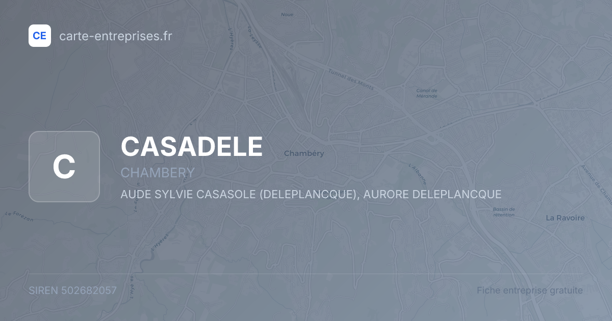CASADELE — 502682057 — fiche entreprise