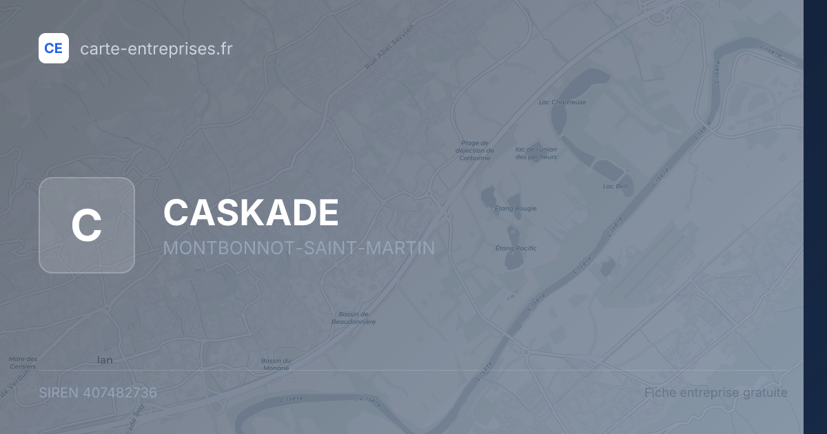 CASKADE — 407482736 — fiche entreprise