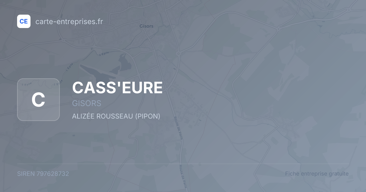 CASS'EURE — 797628732 — fiche entreprise