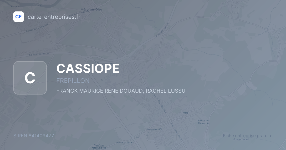 CASSIOPE — 841409477 — fiche entreprise