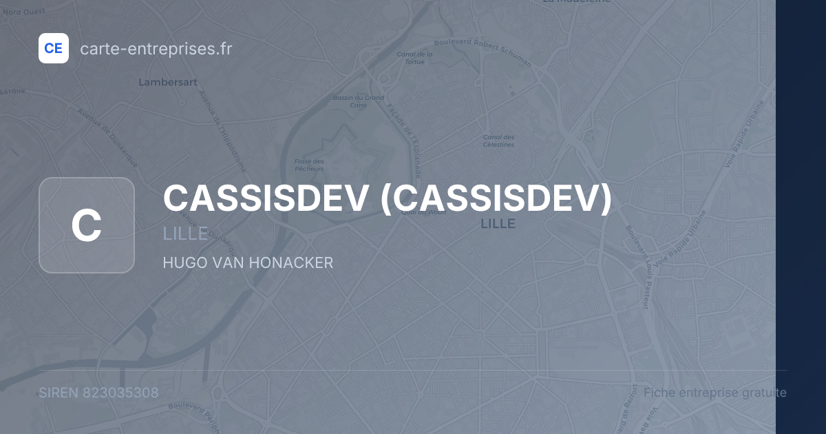 CASSISDEV — 823035308 — fiche entreprise