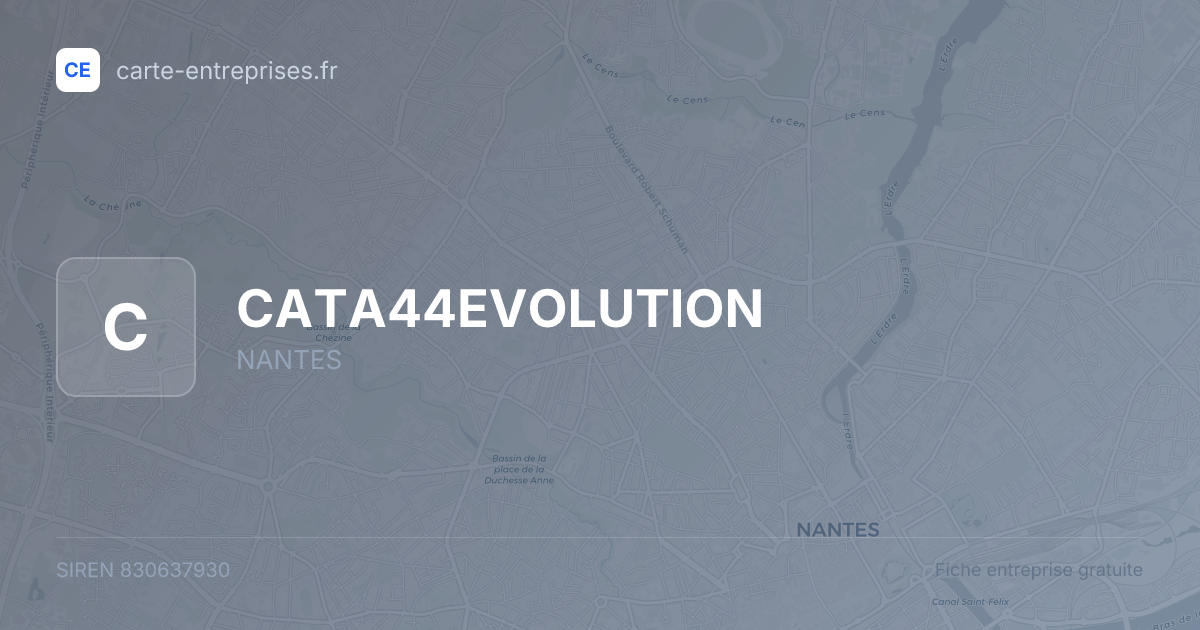 CATA44EVOLUTION — 830637930 — fiche entreprise