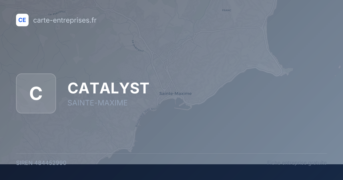 CATALYST — 484452990 — fiche entreprise