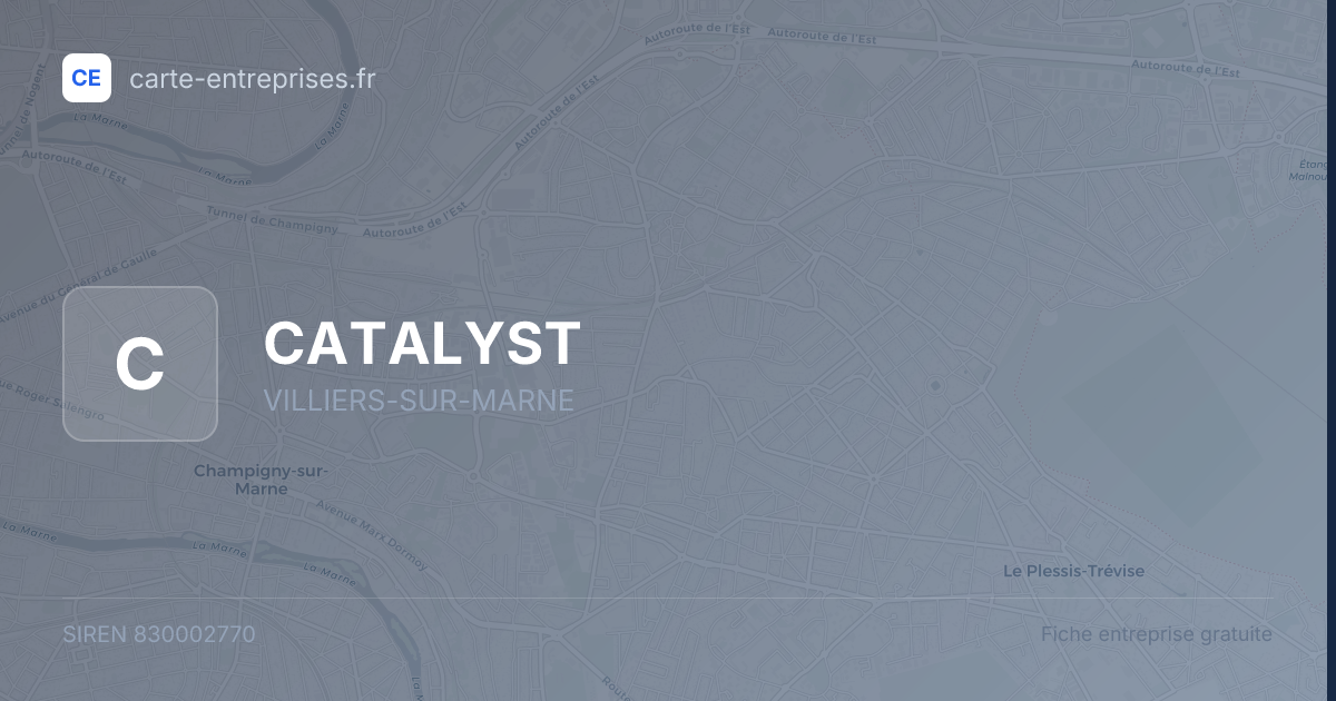 CATALYST — 830002770 — fiche entreprise