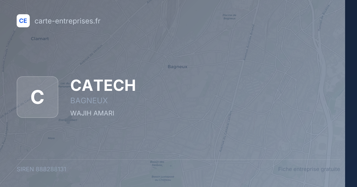 CATECH — 888288131 — fiche entreprise