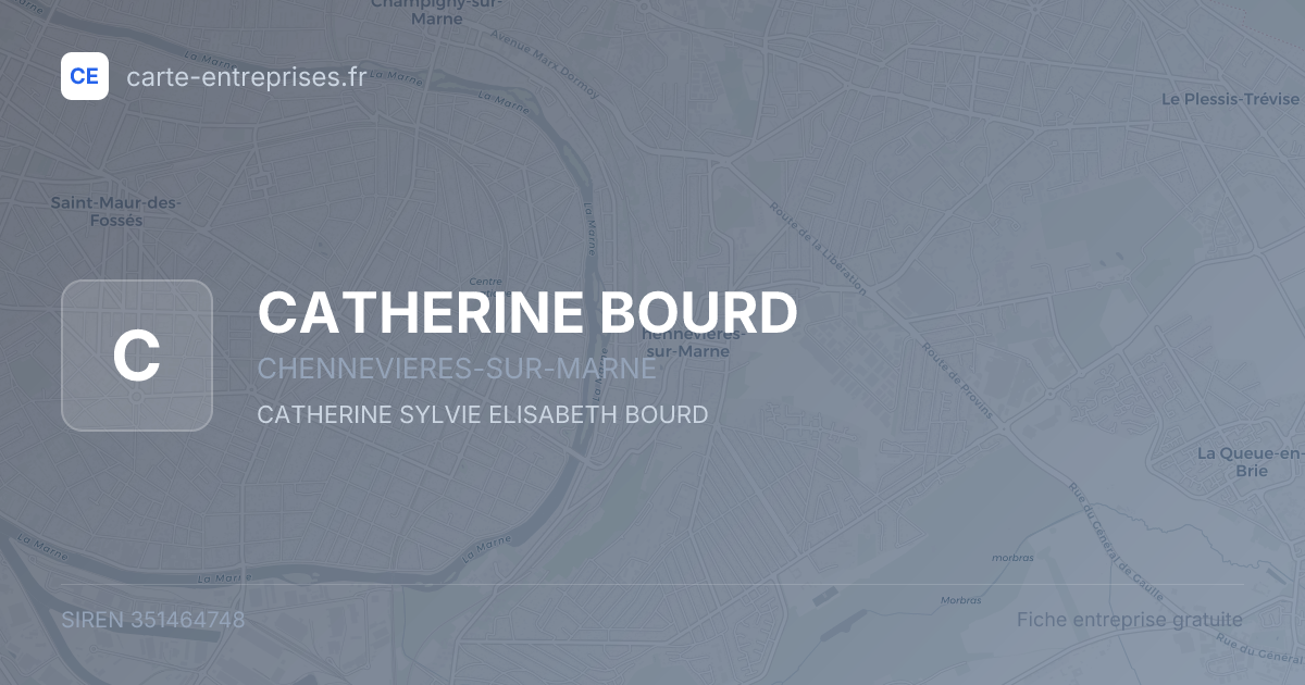 CATHERINE BOURD — 351464748 — fiche entreprise