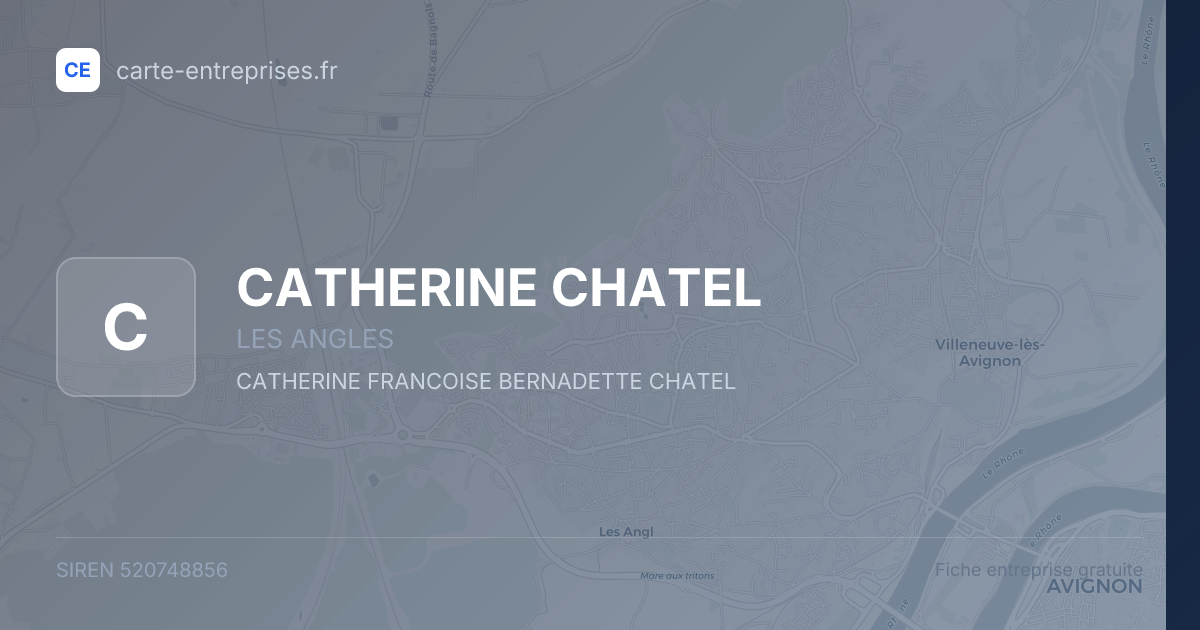 CATHERINE CHATEL — 520748856 — fiche entreprise