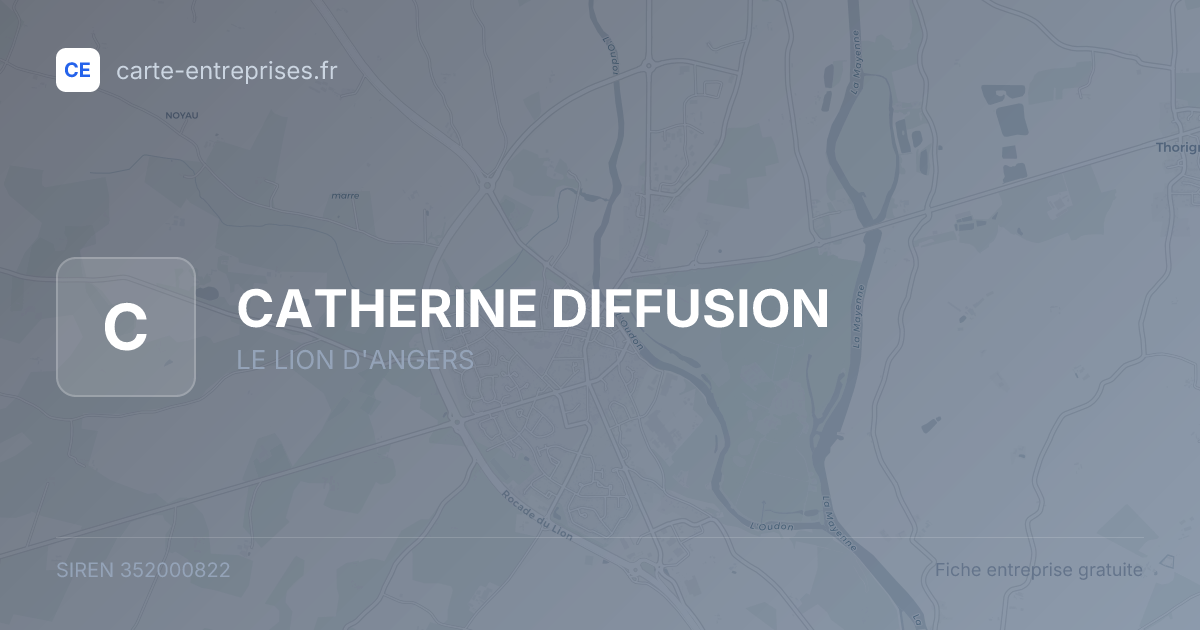 CATHERINE DIFFUSION — 352000822 — fiche entreprise
