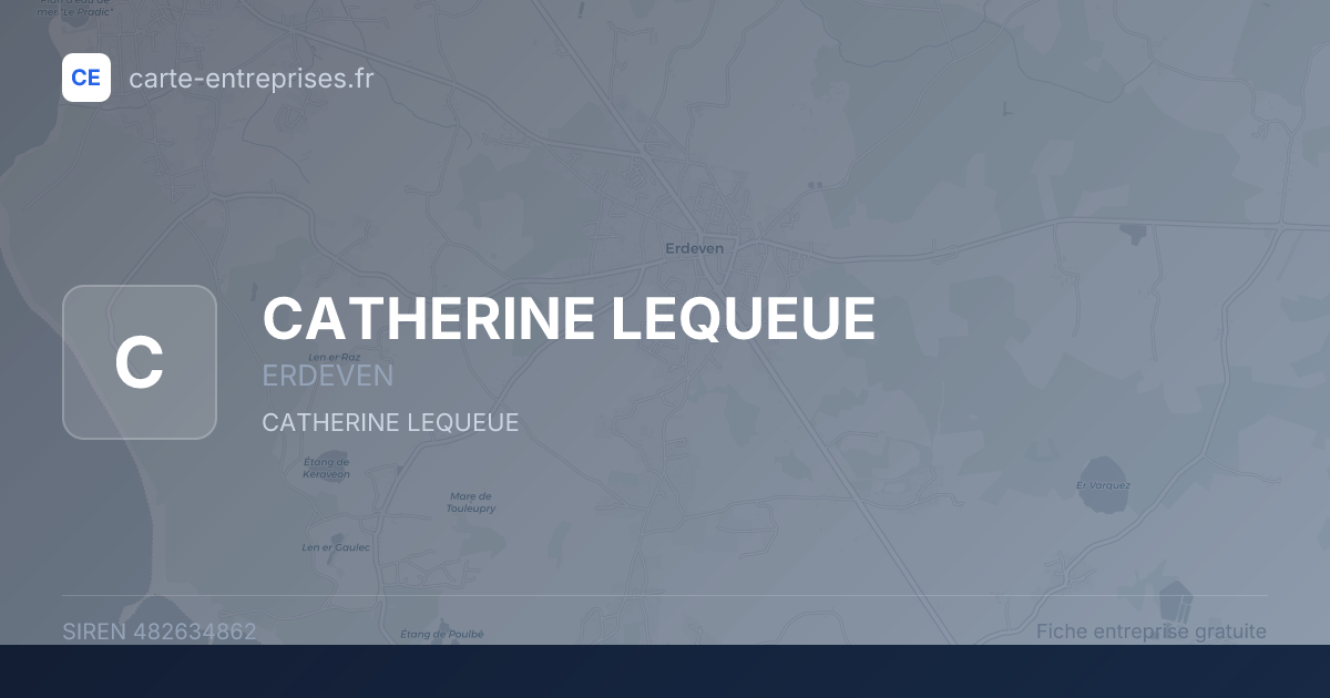 CATHERINE LEQUEUE — 482634862 — fiche entreprise
