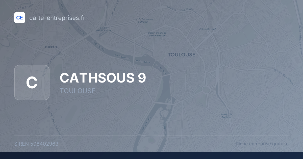 CATHSOUS 9 — 508402963 — fiche entreprise