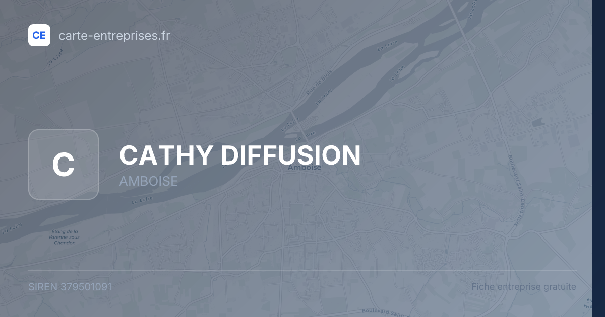CATHY DIFFUSION — 379501091 — fiche entreprise