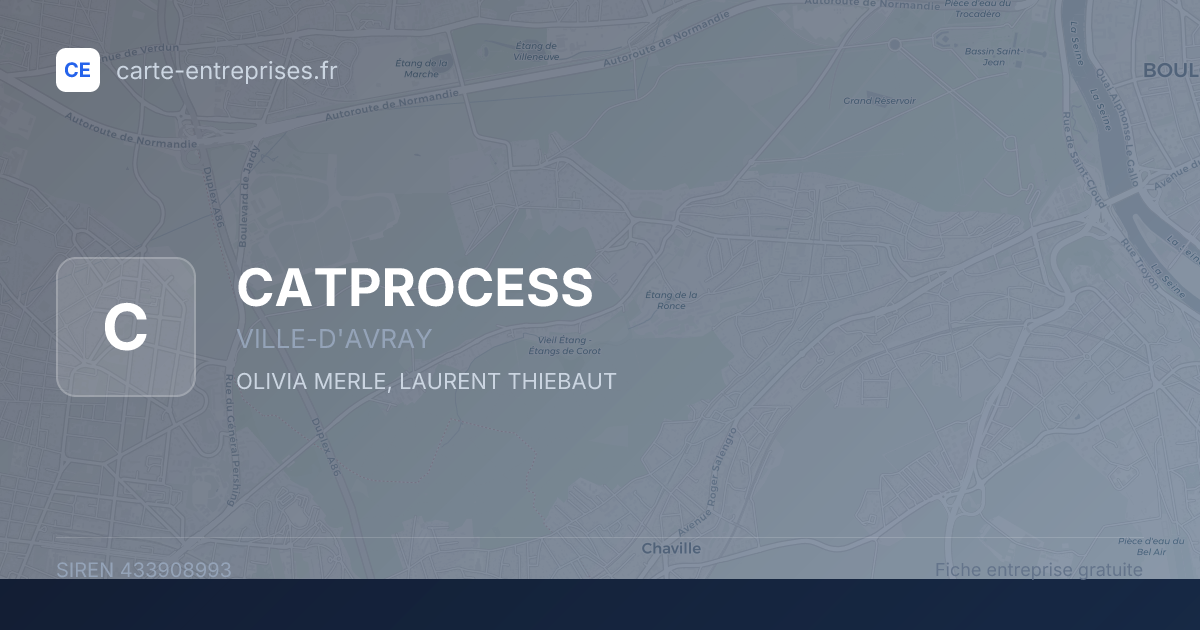 CATPROCESS — 433908993 — fiche entreprise