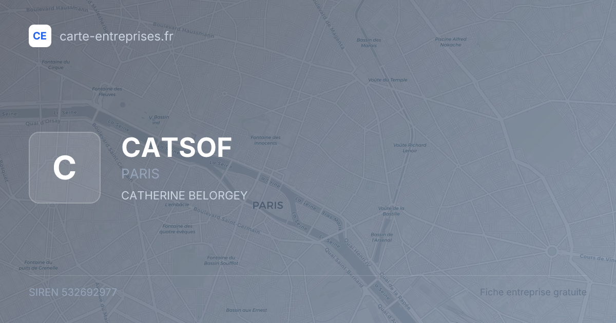 CATSOF — 532692977 — fiche entreprise