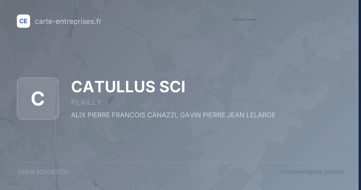 CATULLUS SCI — 925043705 — fiche entreprise