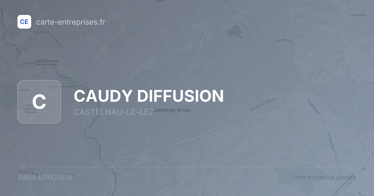 CAUDY DIFFUSION — 488920679 — fiche entreprise