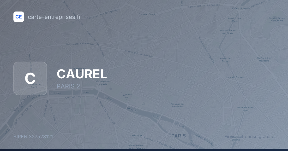 CAUREL — 327528121 — fiche entreprise