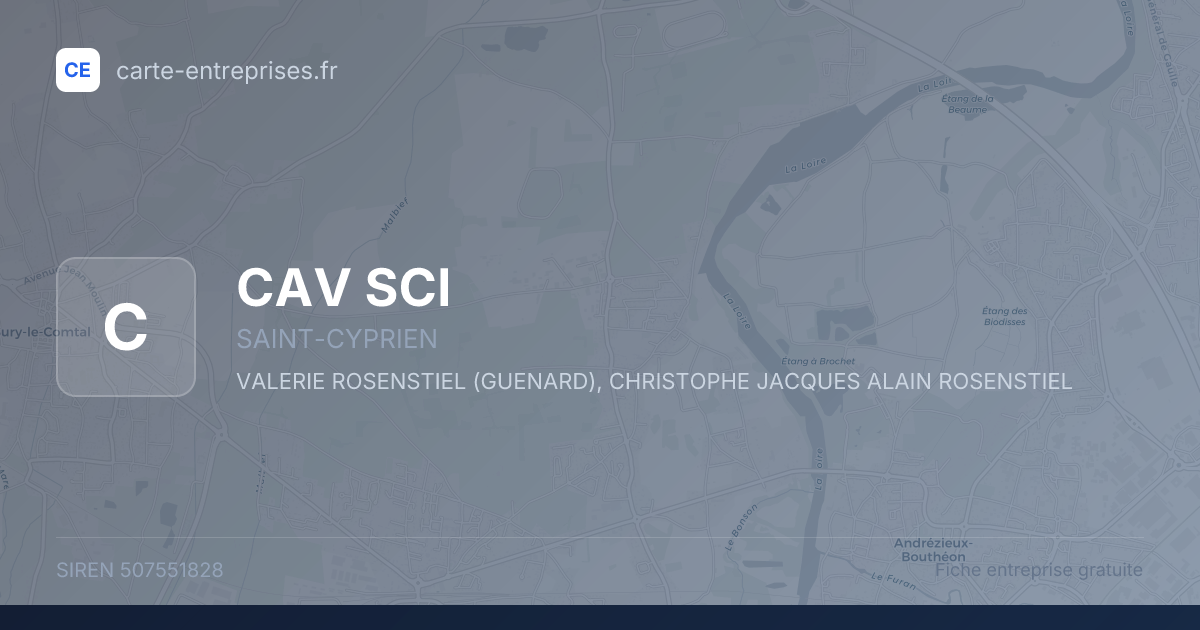 CAV SCI — 507551828 — fiche entreprise