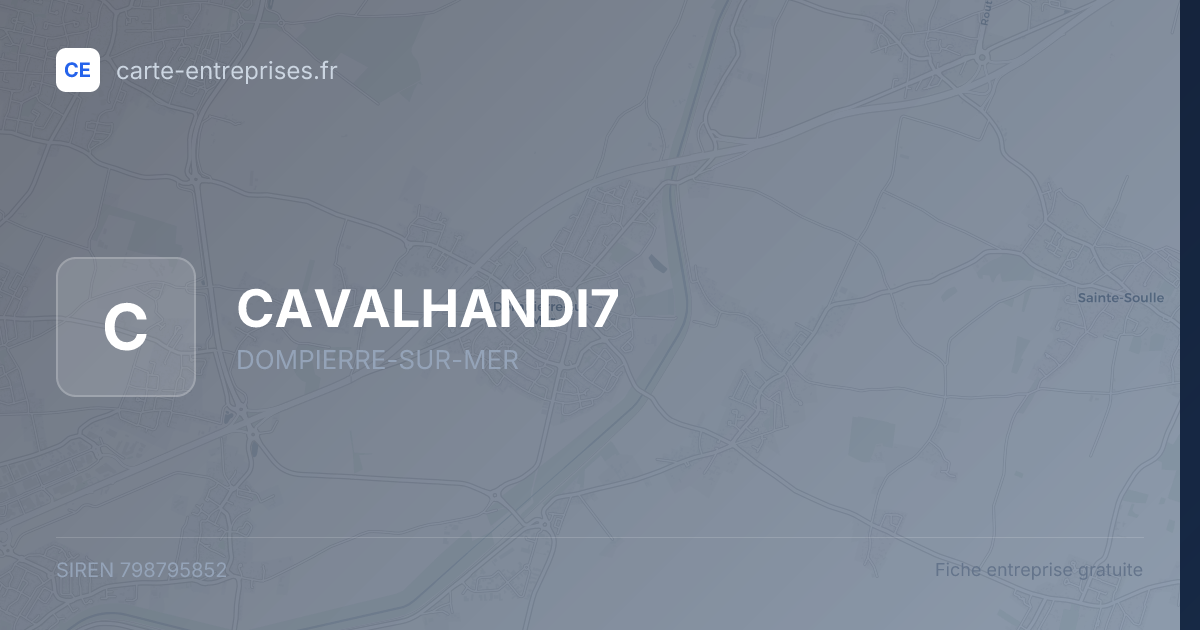 CAVALHANDI7 — 798795852 — fiche entreprise