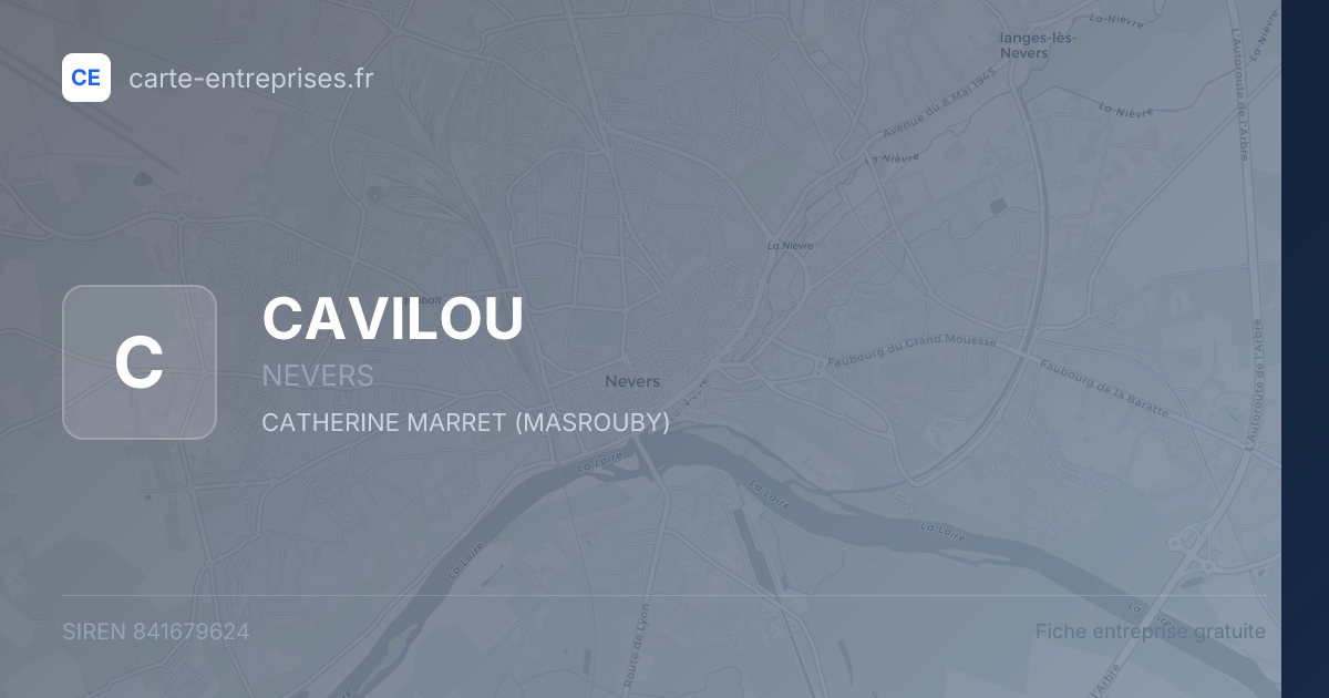 CAVILOU — 841679624 — fiche entreprise