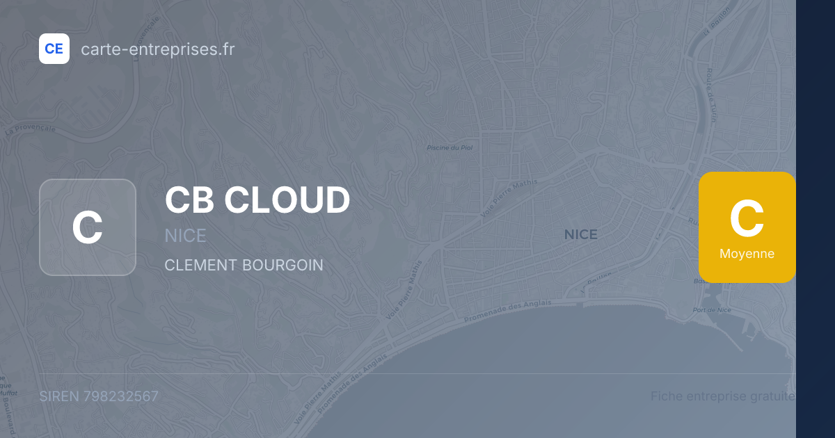 CB CLOUD — 798232567 — fiche entreprise