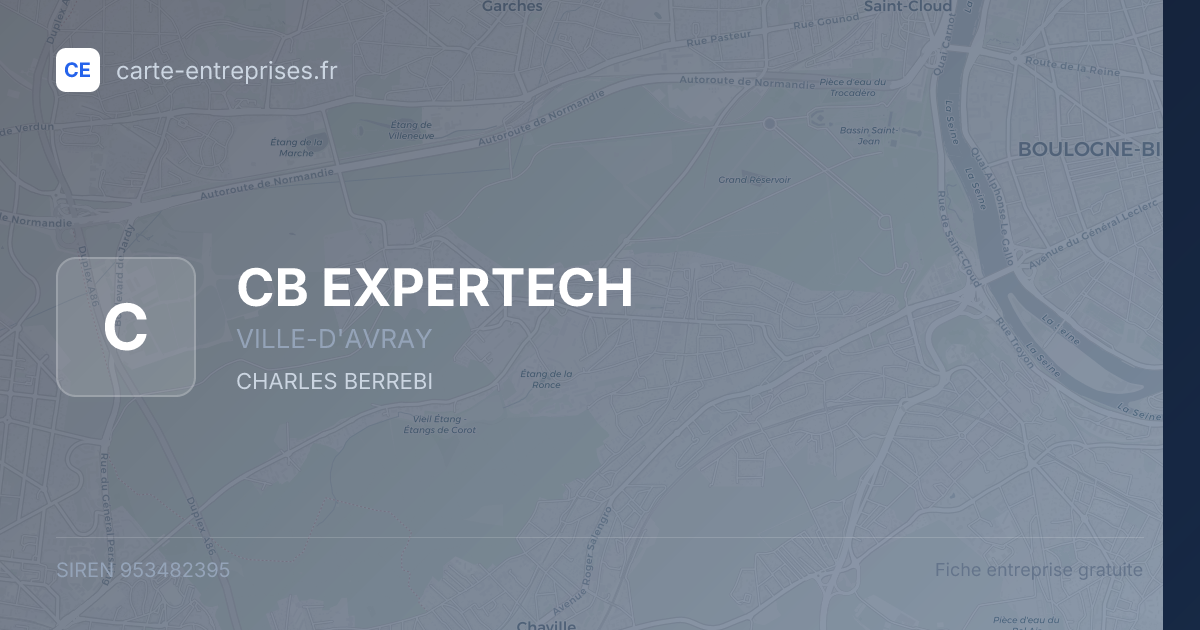 CB EXPERTECH — 953482395 — fiche entreprise