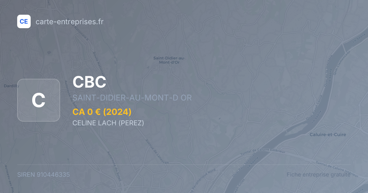 CBC — 910446335 — fiche entreprise