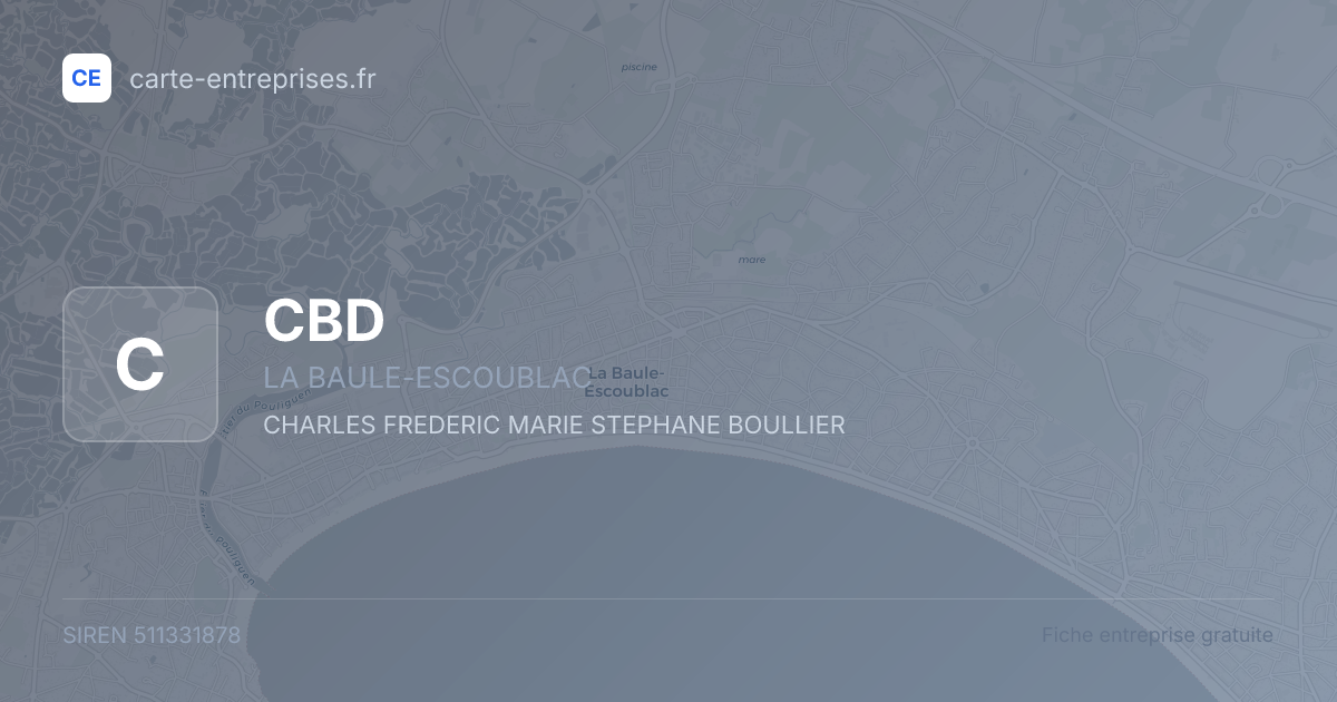 CBD — 511331878 — fiche entreprise