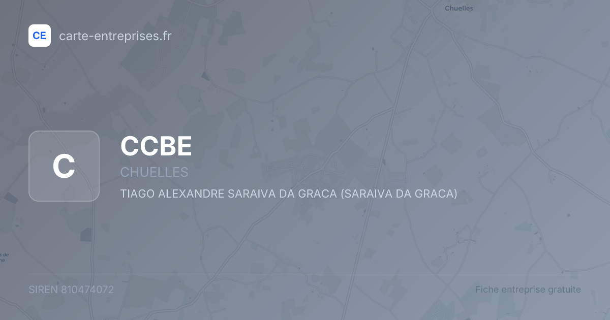 CCBE — 810474072 — fiche entreprise