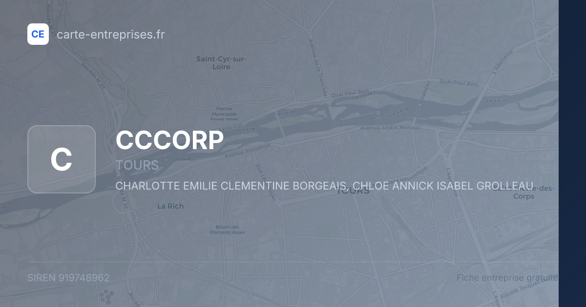 CCCORP — 919748962 — fiche entreprise