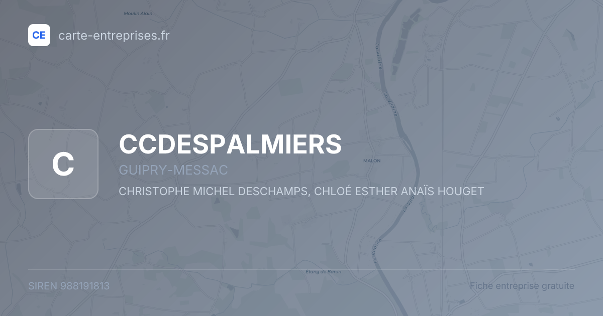 CCDESPALMIERS — 988191813 — fiche entreprise