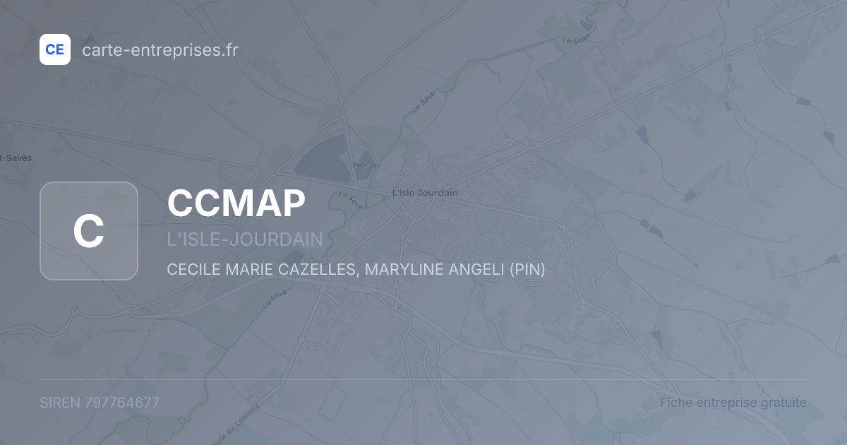 CCMAP — 797764677 — fiche entreprise