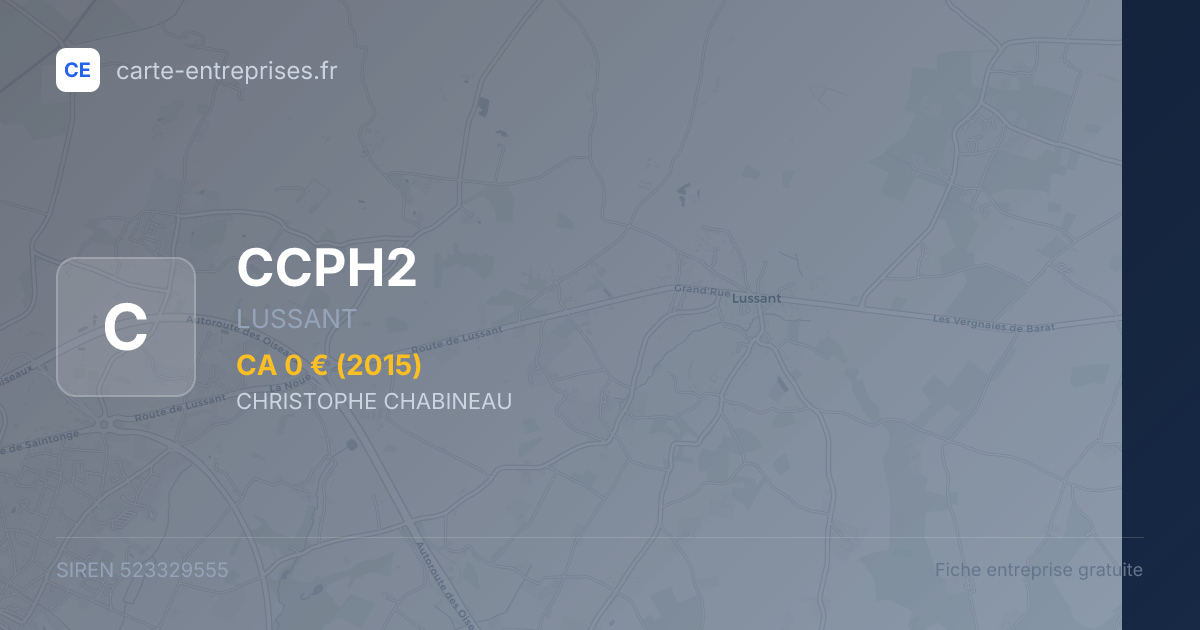 CCPH2 — 523329555 — fiche entreprise