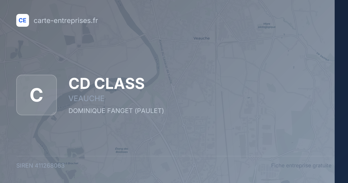 CD CLASS — 411268063 — fiche entreprise