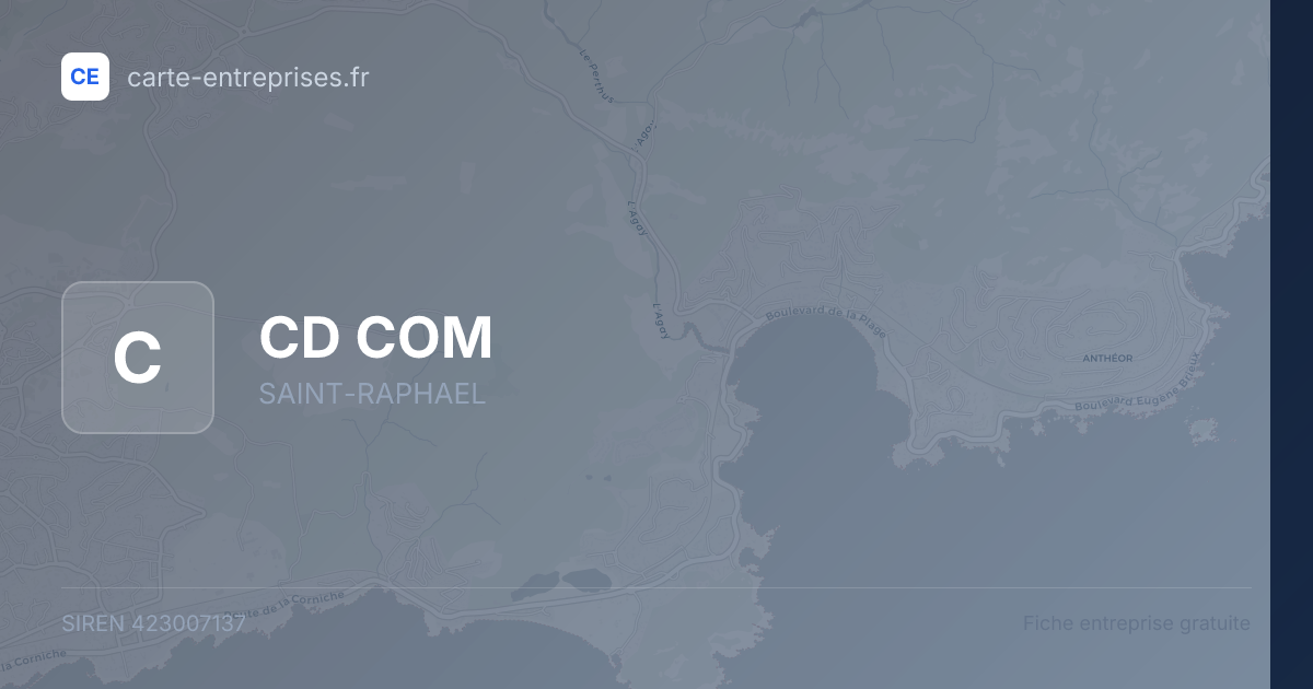 CD COM — 423007137 — fiche entreprise