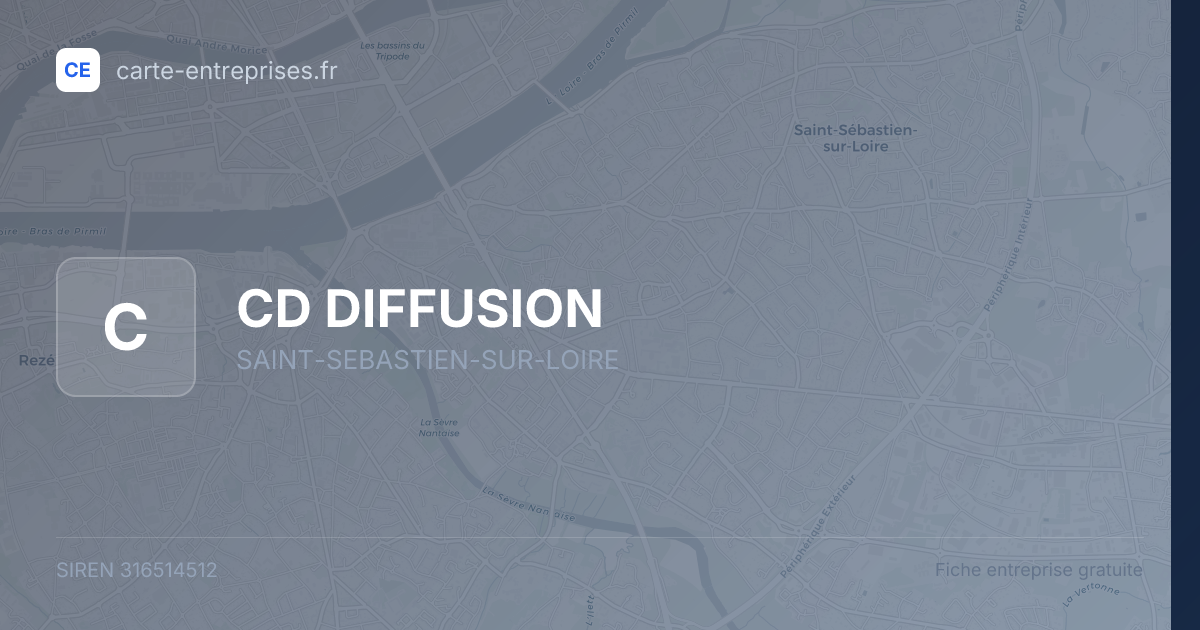 CD DIFFUSION — 316514512 — fiche entreprise