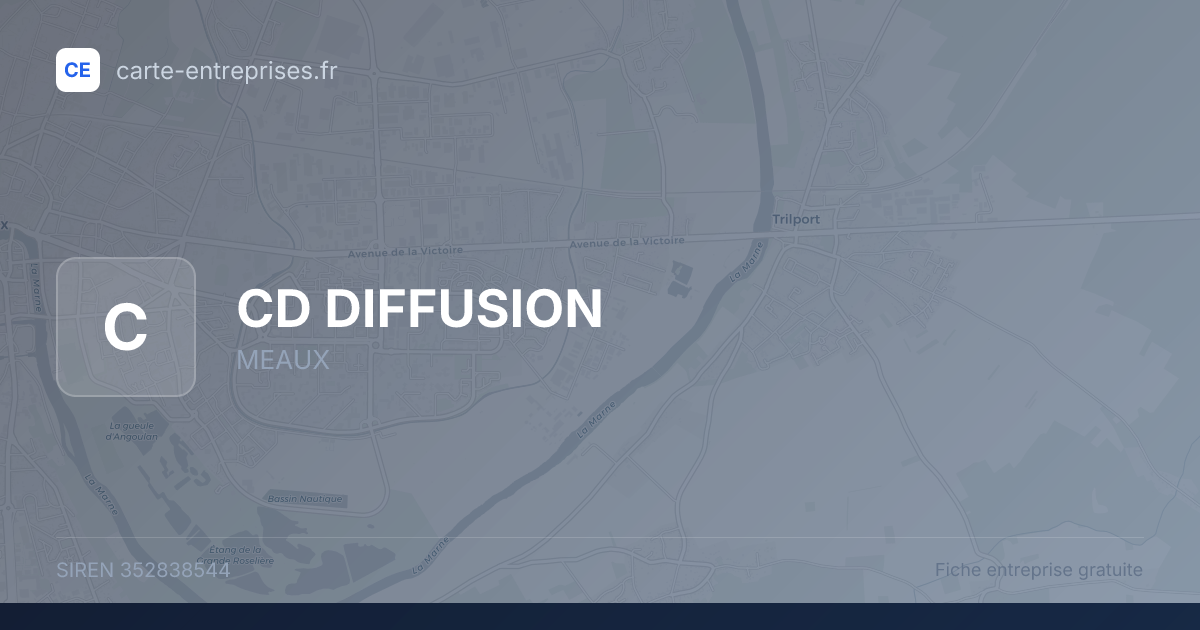 CD DIFFUSION — 352838544 — fiche entreprise