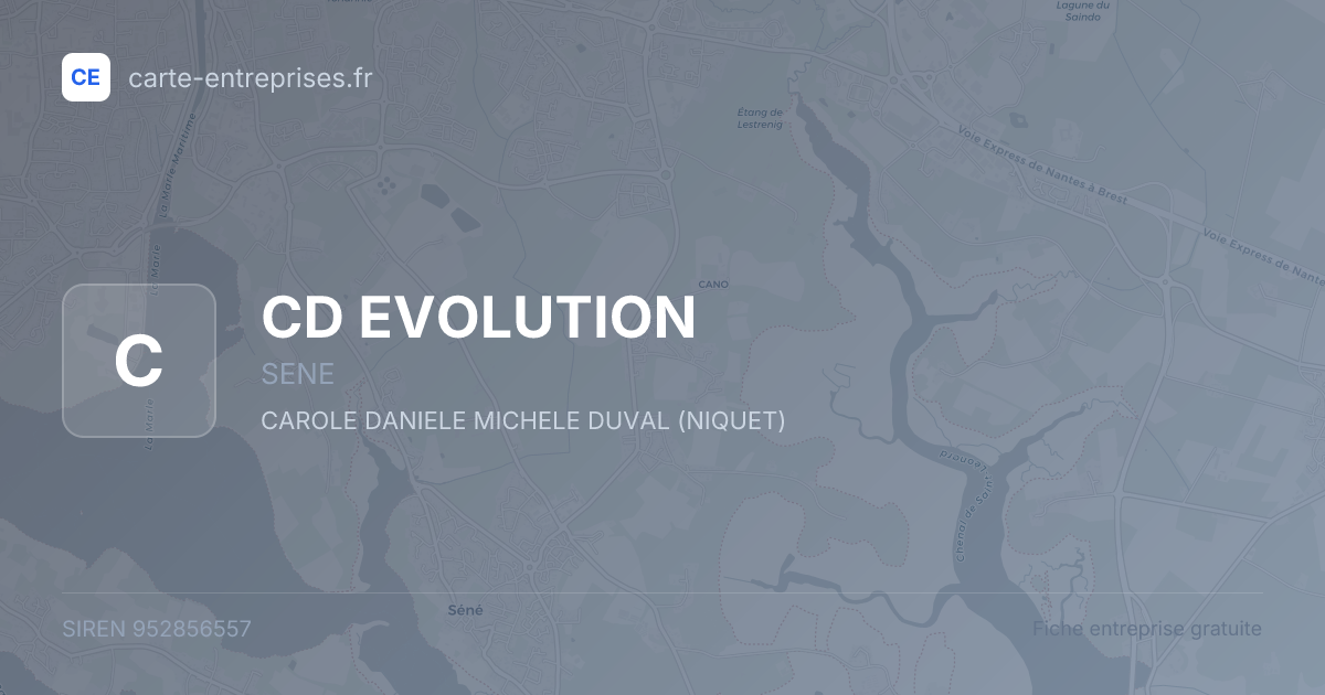 CD EVOLUTION — 952856557 — fiche entreprise