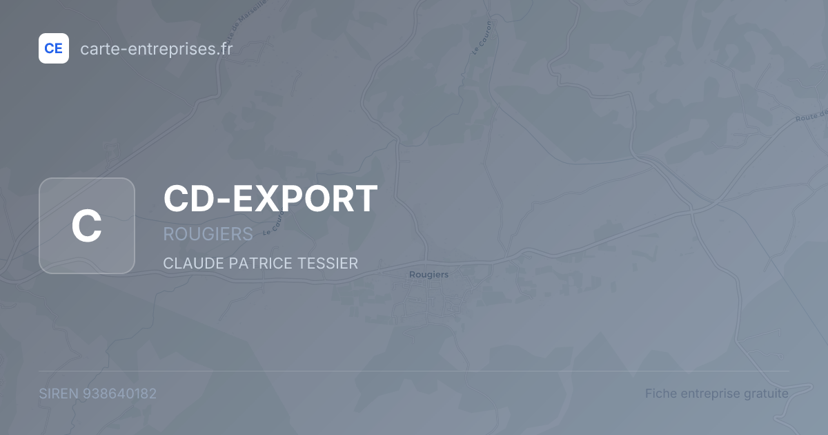 CD-EXPORT — 938640182 — fiche entreprise