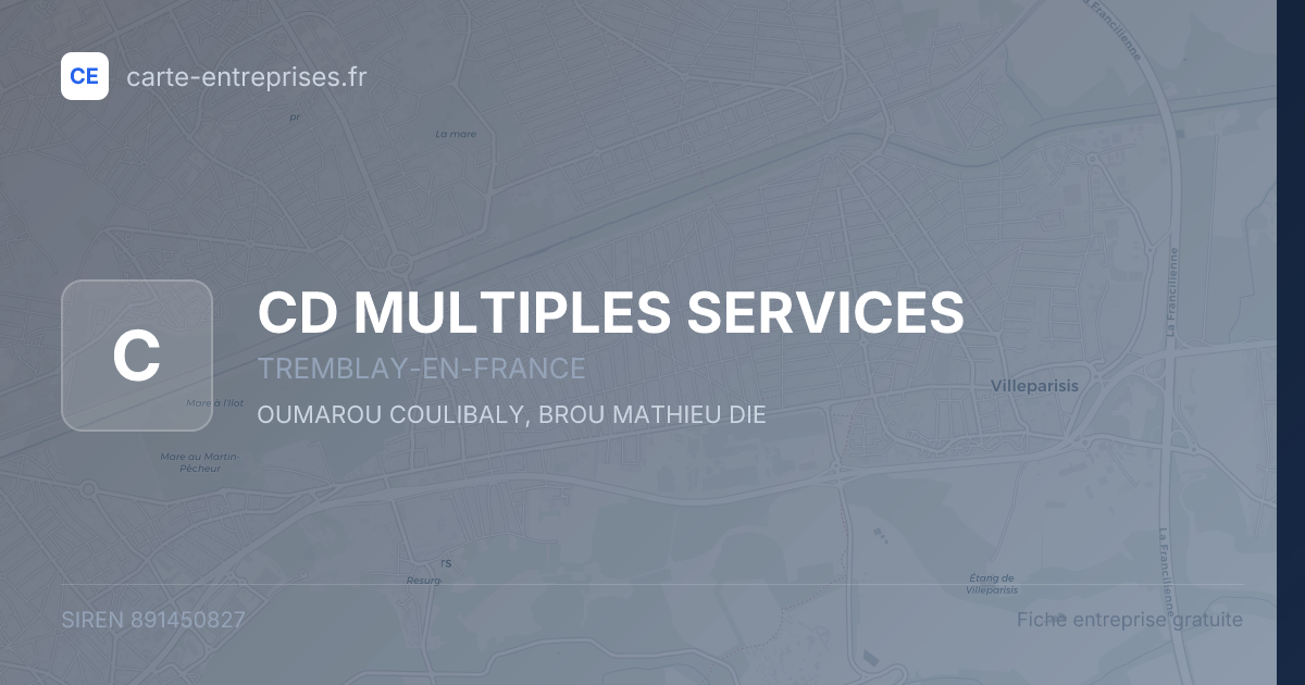 CD MULTIPLES SERVICES — 891450827 — fiche entreprise